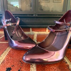 Vince Camuto Metallic Purple Heels